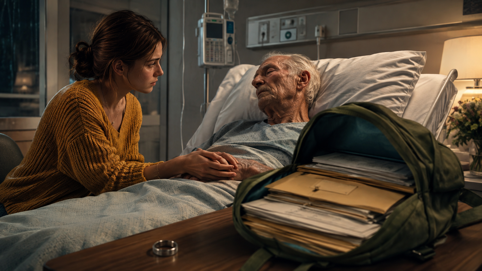 Me casé con un desconocido en la sala de espera del hospital para que no enfrentara sus últimos días solo